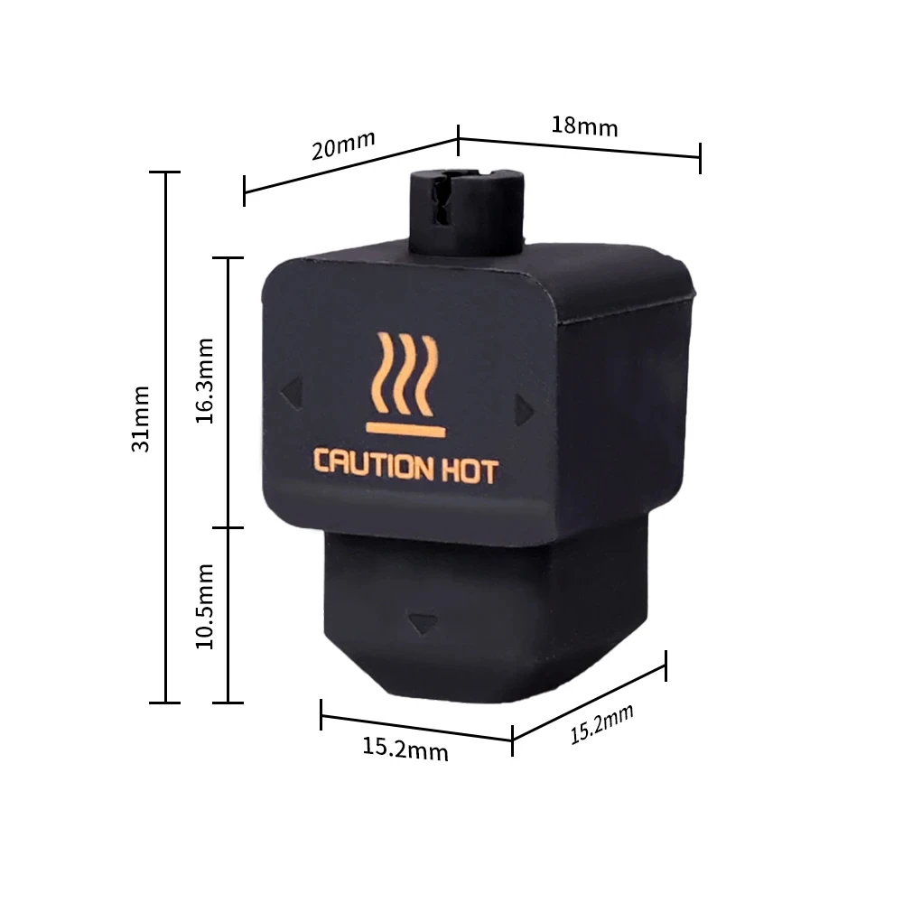 Фото Оригинальный комплект H2D H2S H2C Hotend для Bambu Lab, быстрая скорость, сборка горячего конца 0,2/0,4/0,6/0,8 мм, сопло из закаленной стали, деталь для 3D-принтера №4