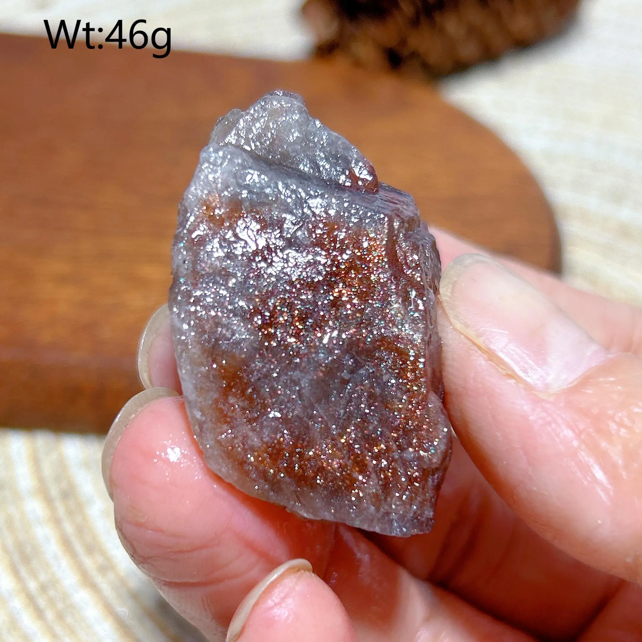 

Черный гален с медью солнечный камень