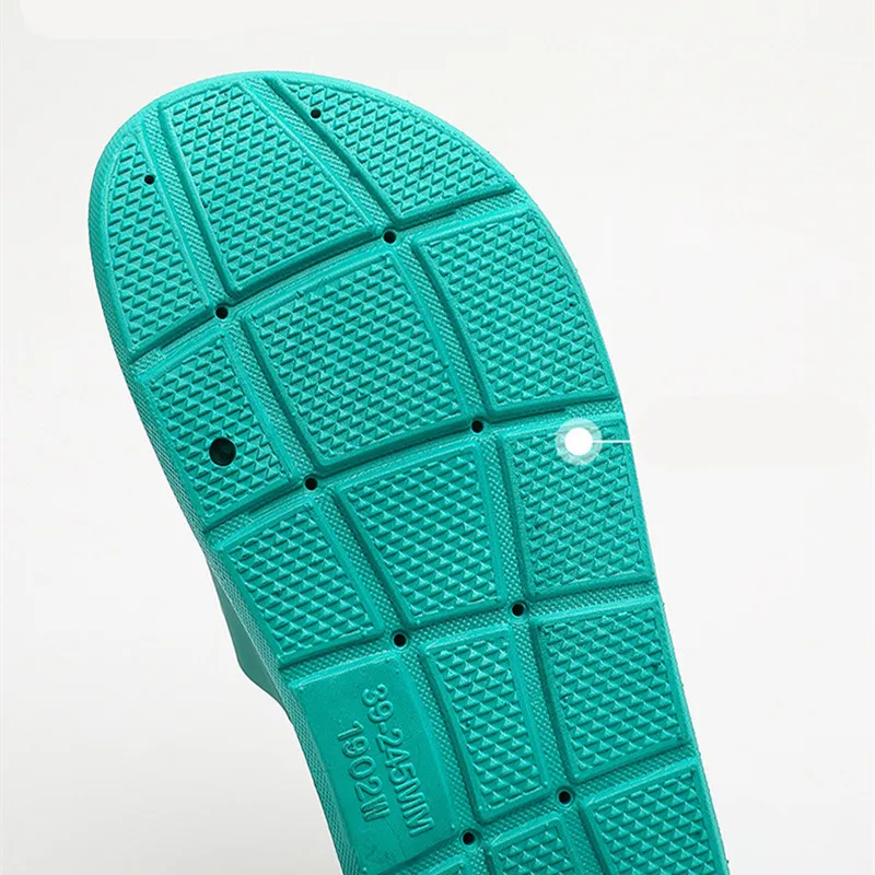 Men Women Slippers Thicked Soft Shoes Fashion Summer Home Slide Sandals Women Non-slip Cartoon Beach Slippers Flip Flops