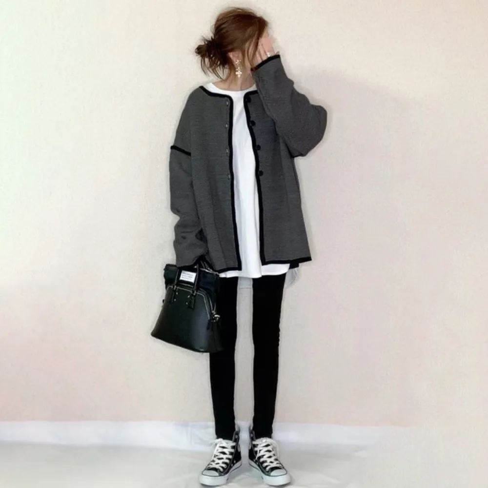 

Зима 2022, новая утолщенная короткая шерстяная куртка в японском и южнокорейском стиле