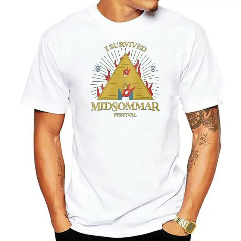 

Мужская черная футболка для фестиваля Sacrifice-Midsommar, футболка