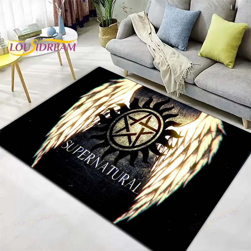 

The Supernatural Floor Non Slip Rug Room Mat Square Quality Removable Kitchen Bath Floor Waterproof Rug Mat