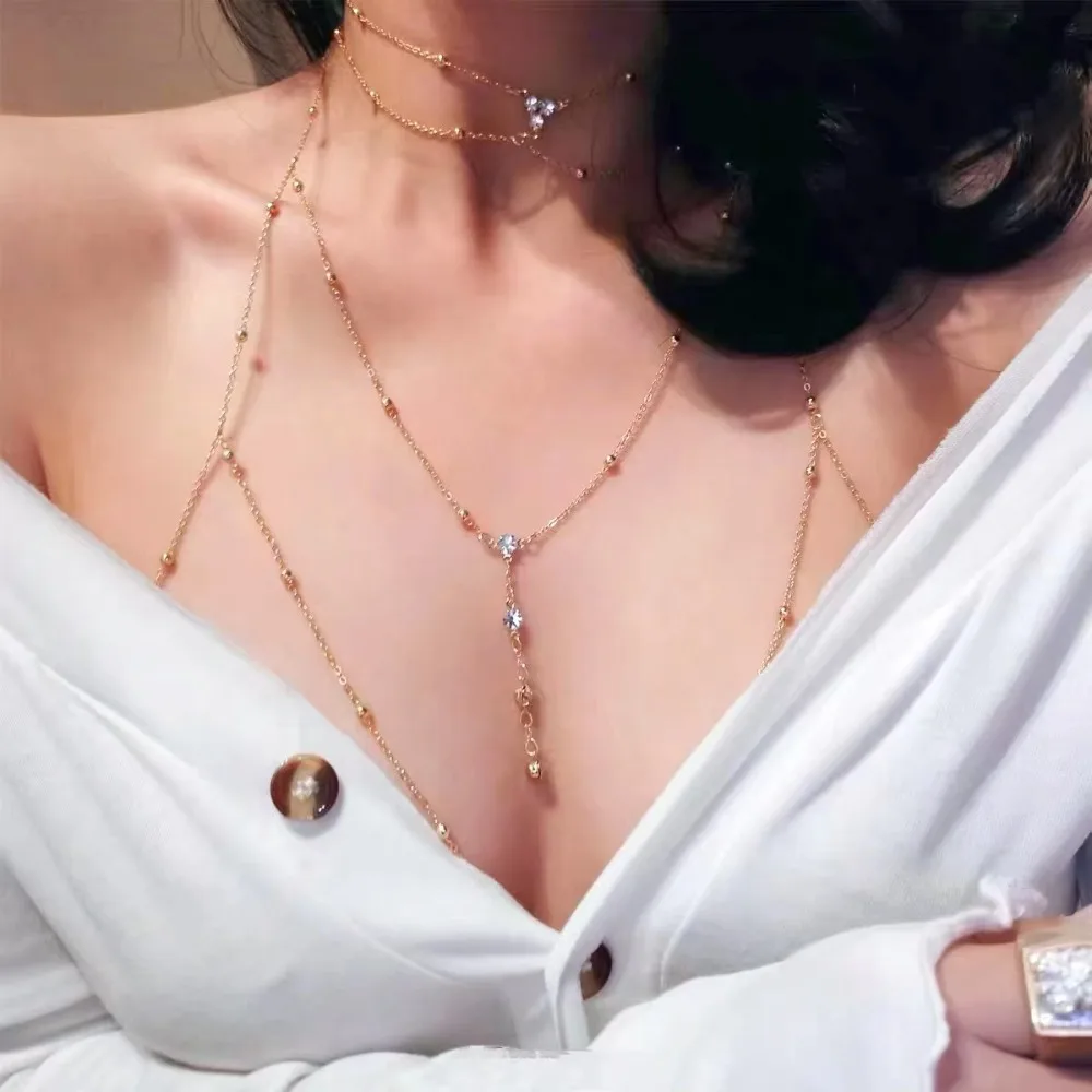 

Sexy Lingerie Chain Body Accessories Chest Bra Chain Body Jewelry
