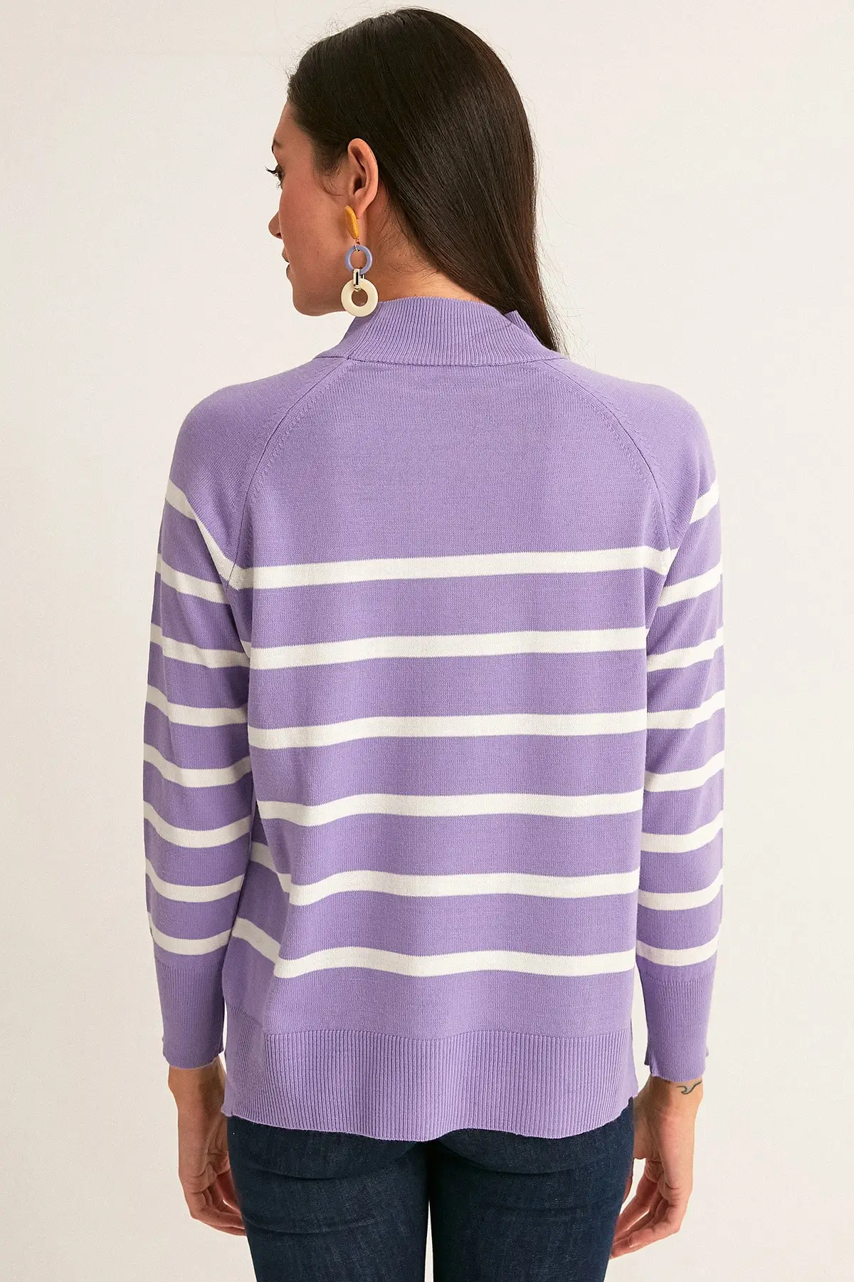

Striped Sweater Sweater Comfortable Use Sport Stylish