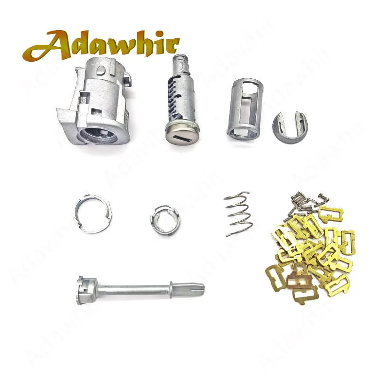 

Door Lock Cylinder Repair Kit for Seat Cordoba Ibiza III 6L3837167B/6L3837168B DIY Matching Original Keys