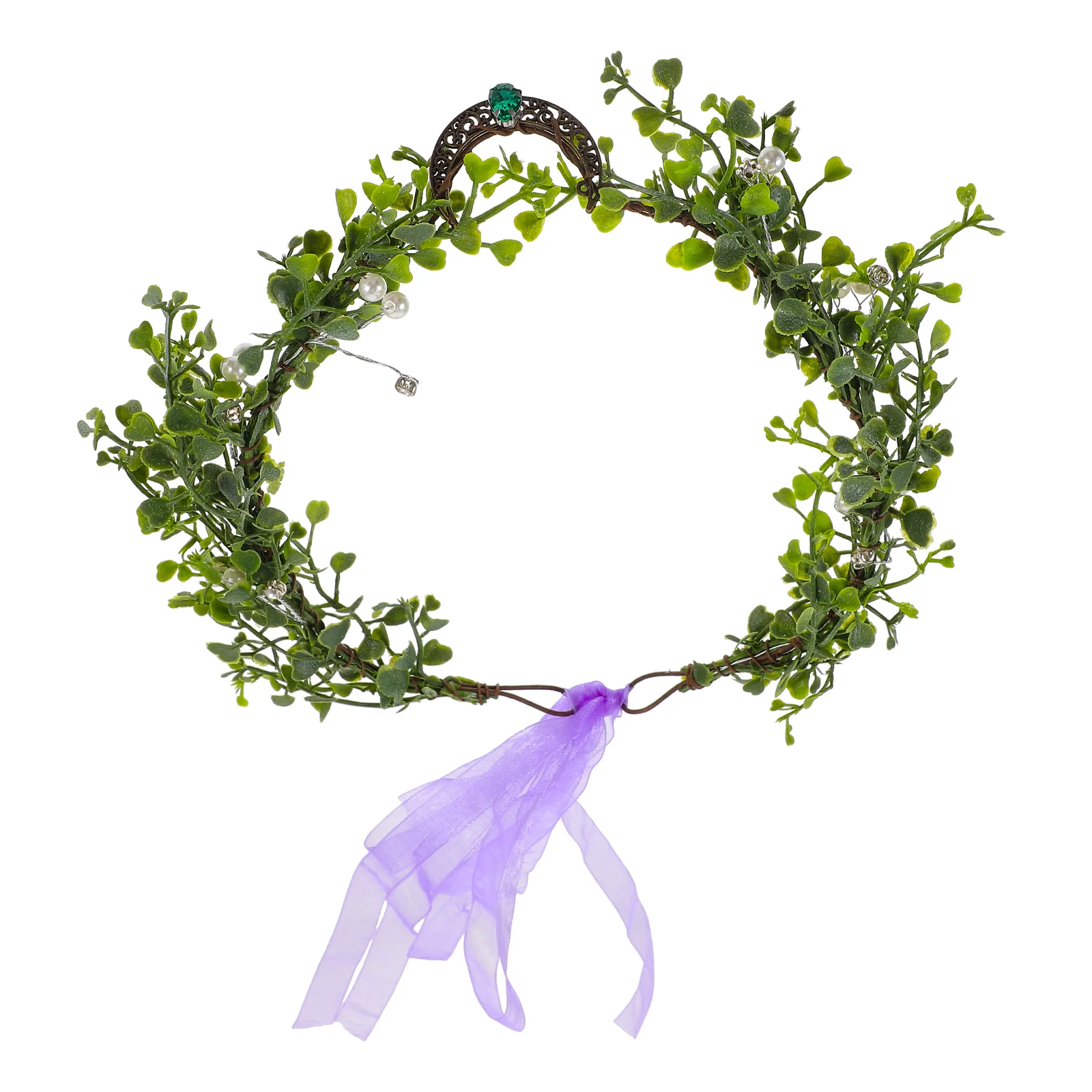 

Женский головной убор в виде листа