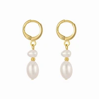 2022 new pearl drop earrings for woman trendy engagement birthday party gift exquisite temperament boucles doreilles femme
