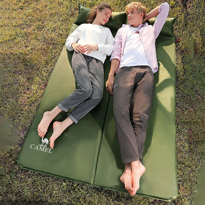 

Automatic Inflatable Mattress Camping Outdoor Moistureproof Portable Inflatable Beach Mattress Colchao Beach Camp Tent