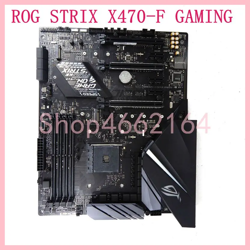 

NEW ROG STRIX X470-F GAMING Mainboard For ASUS SOCKET AM4,X470,USB3.1,M.2,MB,Original ATX Gaming Desktop Motherboard