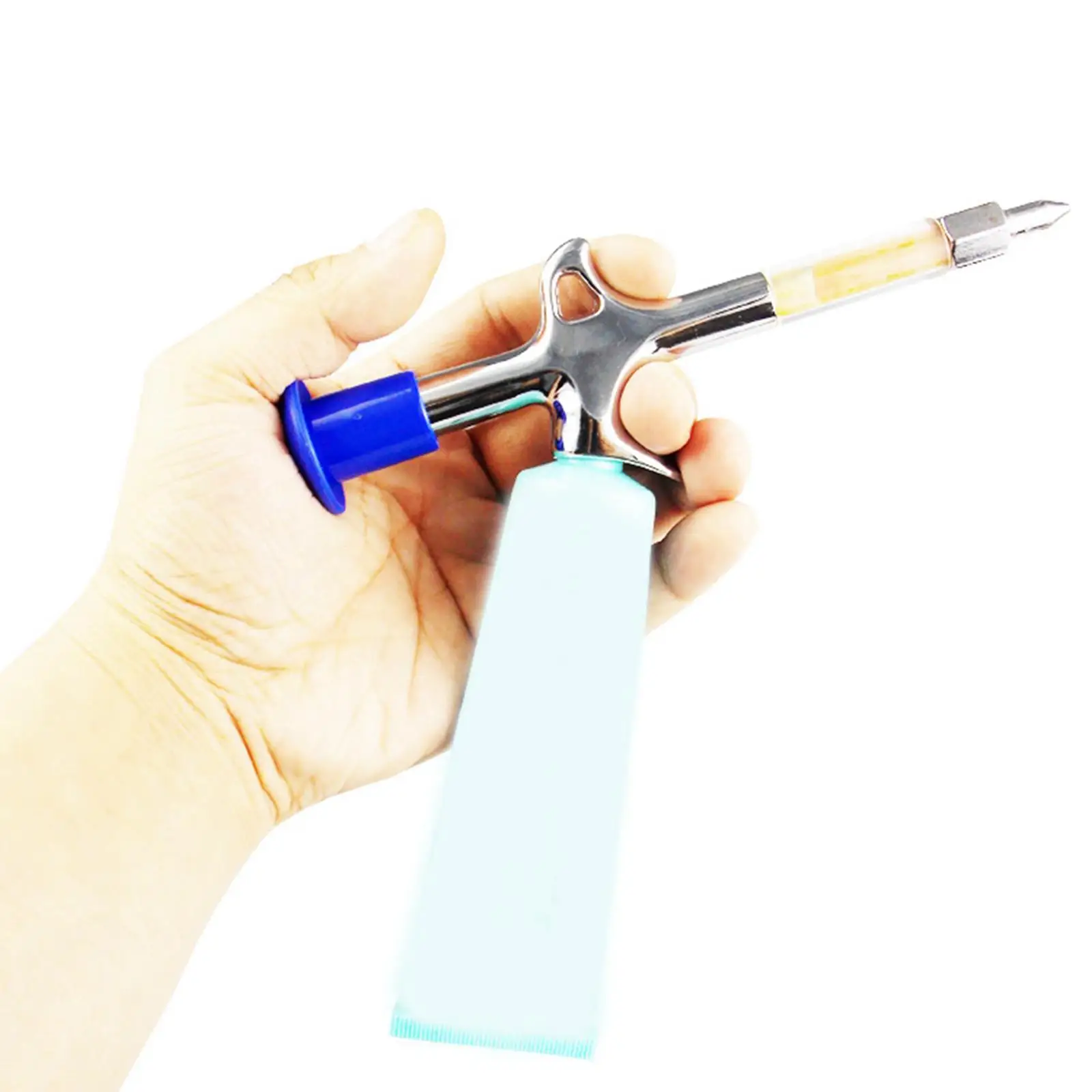 Bicycle Grease Injector Gun Bracket Flywheel Grease Gun Lubricating Oil Syringe