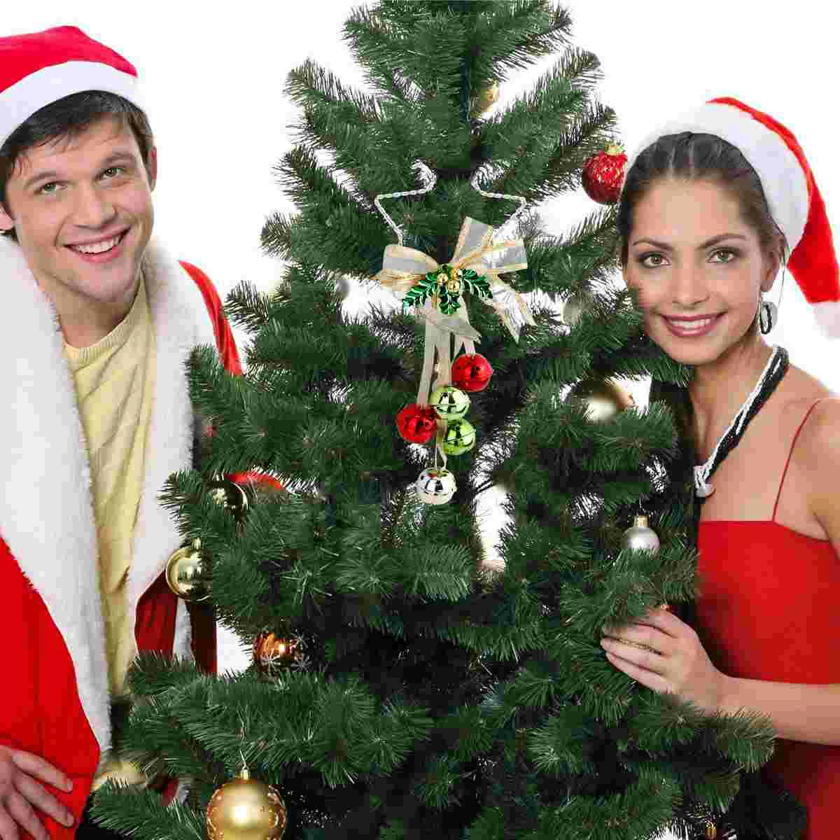 

Christmas Bell Tree Decoration Bellspendant Hanging Simple Gold Supplies Party Crafts Holiday Star Door Dog Ornaments