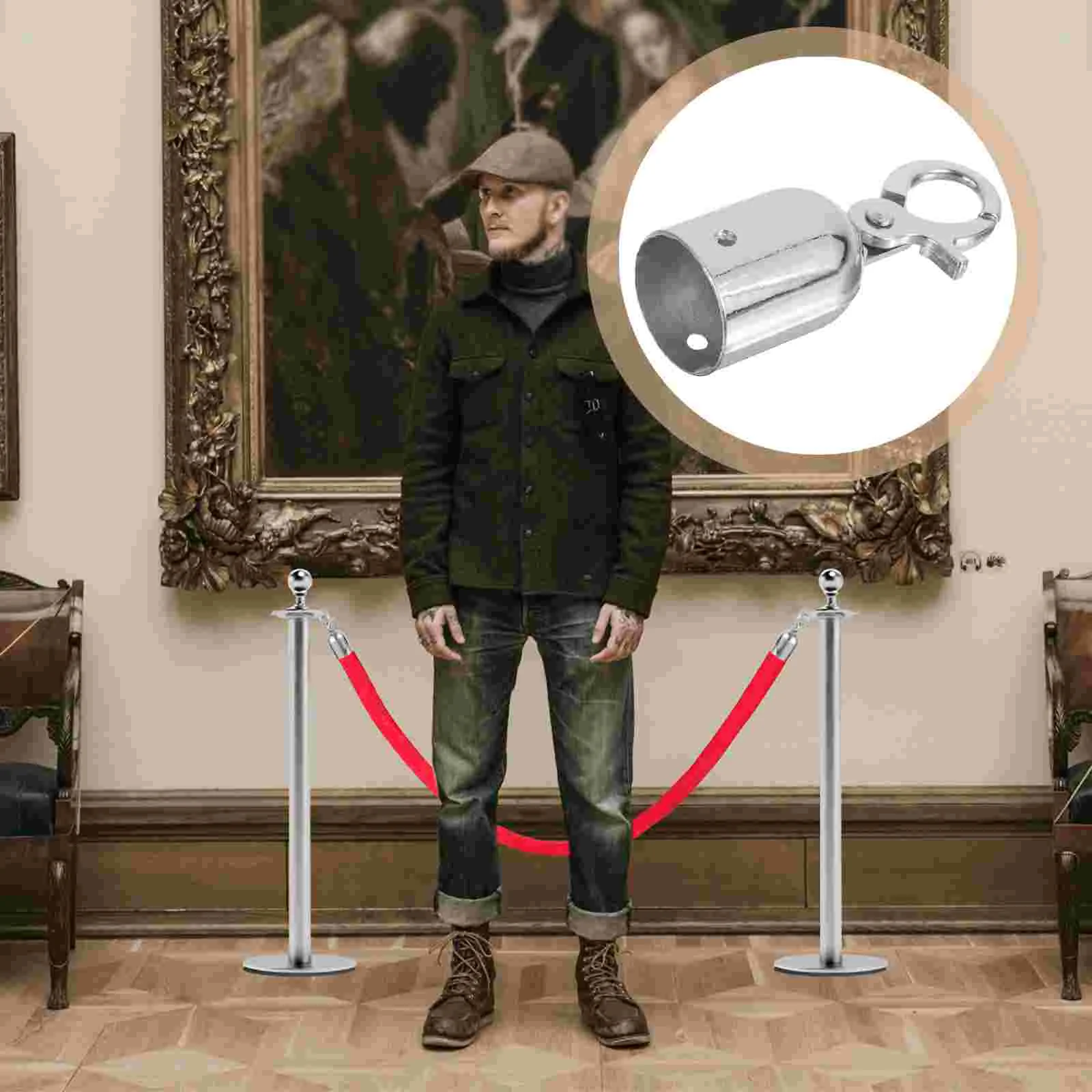 

Rope End Stop Springs Hooks Cap Stopper Cord Caps Buckle Snap Stainless Steel Locks Metal