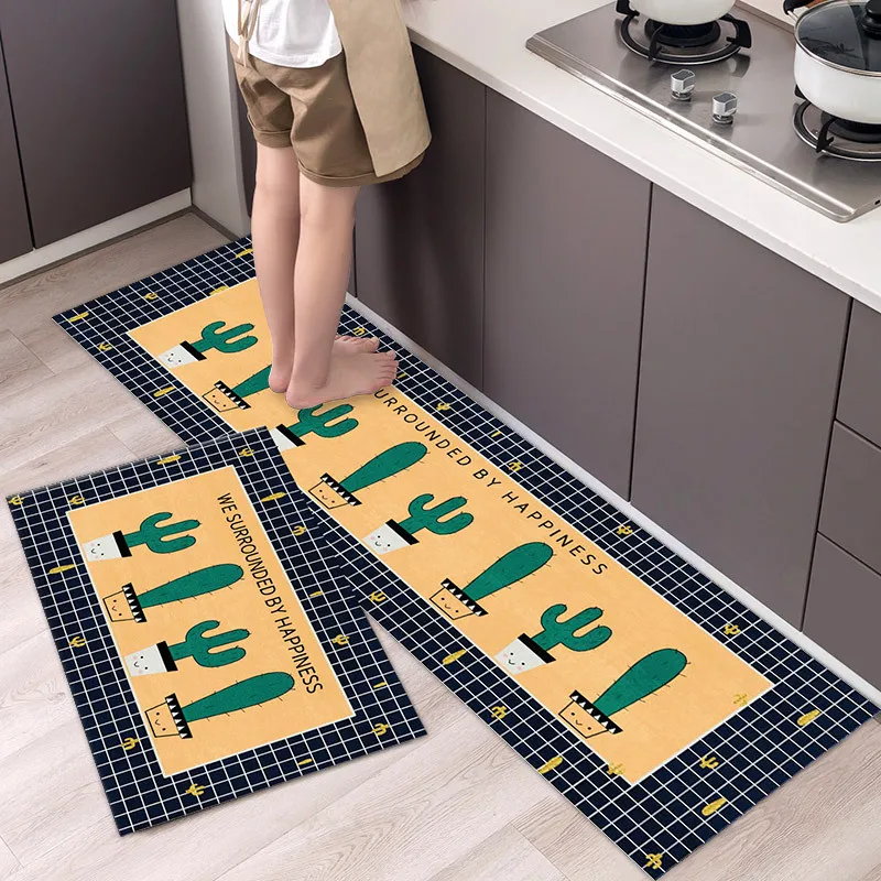 

Modern Living Room Rug Kitchen Mat Home Entrance Doormat Bedroom Bedside Decor Carpet Hallway Balcony Bath Anti-Slip Floor Mat