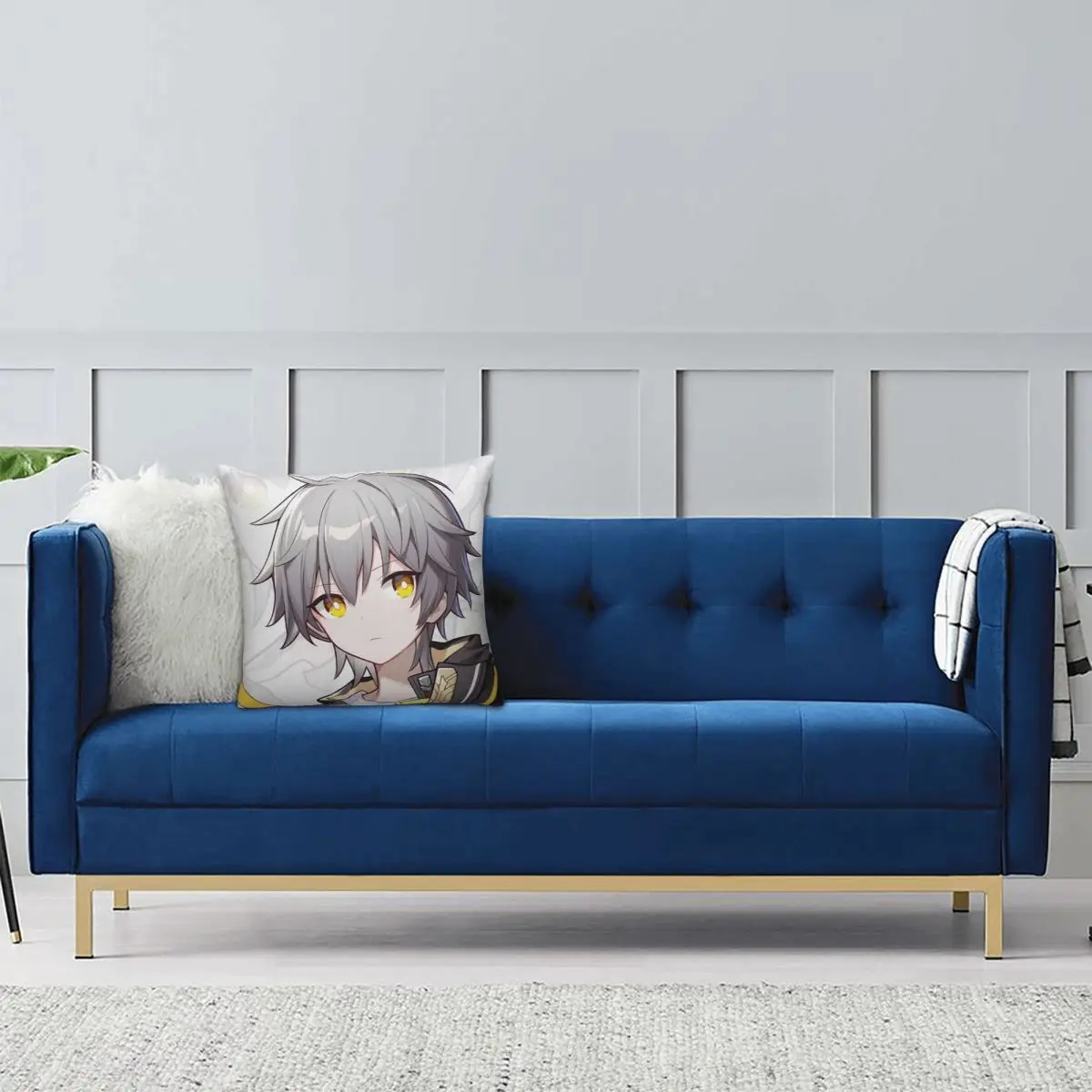 Наволочка в виде звёзд и рельсов 18 дюймов