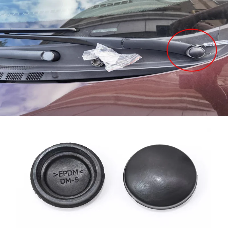 

2X Front Windshield Wiper Washer Arm Nut Cover Cap For Hyundai Accent Avante Centennial Elantra Sonata i20 i30 Veracruz