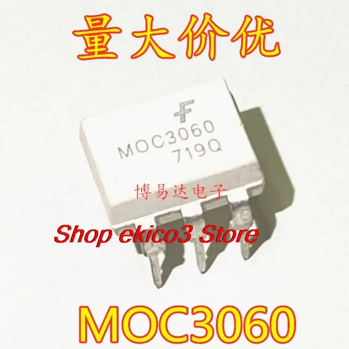 

10pieces Original stock MOC3060 MOC3060M DIP6