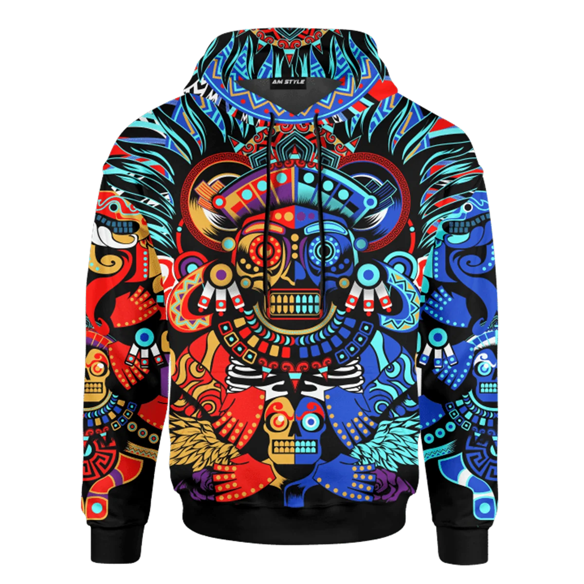 

MICTLANCIHUATL QUEEN OF MICTLAN Мексиканская роспись искусство 3D унисекс Толстовка мужская Свитшот пуловер на молнии Повседневная куртка Tracksui