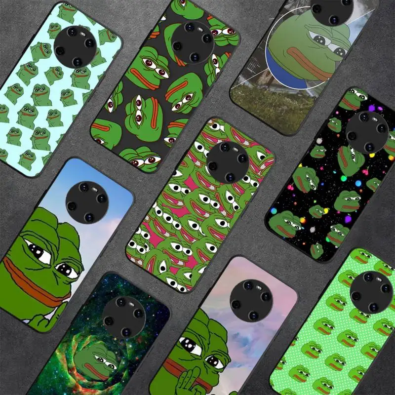 

Sad Frog pepe Phone Case For Huawei Y 5 Y62019 Y52018 Y92019 Luxury funda case for 9prime2019