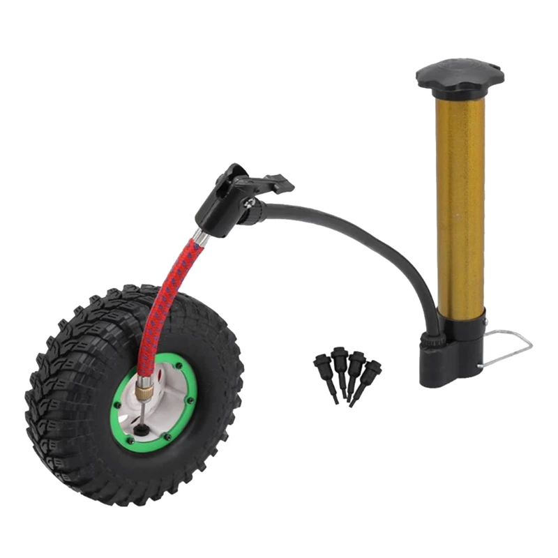 4 шт. SCX10 AX10 надувные 114 мм 1 9 дюйма пневматические шины Beadlock для 1/10 RC Гусеничный