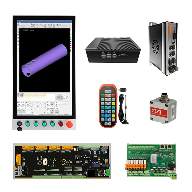 Фото Raytools XC4000T Система контроля движения EtherCAT Профессиональный 2-канальный контроллер для резки труб Raytools Xc4000 T2 №2