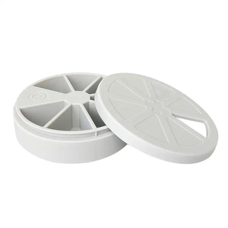 

Круглый органайзер для таблеток, круглый органайзер для таблеток на 7 дней, органайзер для лекарств с витаминами, силиконовый контейнер для таблеток, чтобы удерживать лекарства, витамин, рыбное масло и