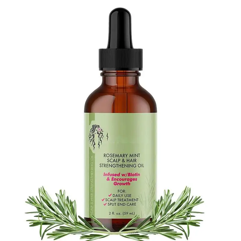 

Rosemary Hair Growth Essential Oil 59ml Anti Hair Loss Fast Growing Hair Growth Rosemary Oil Repair Damage Baldness Hair Care