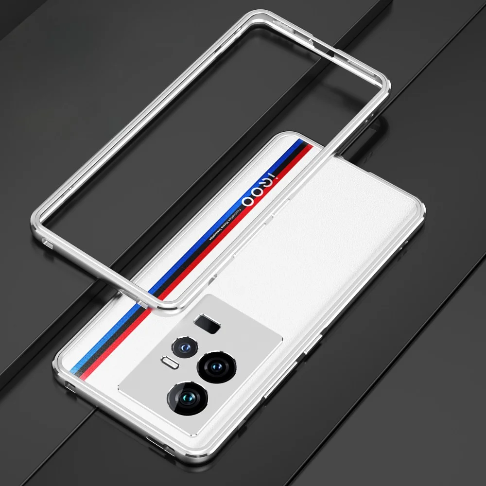 Алюминиевый металлический бампер Aurora двухцветный для Vivo IQOO 11 IQOO11 Pro IQOO11Pro