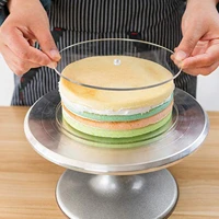 transparent acrylic round cake pan set acrylic round cake discs set cream cake baking craft tool cake decorating tools baking