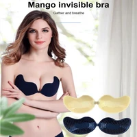 sexy invisible bra reusable push up self adhesive chest stickers silicone strapless women bralette wedding party dress lingerie