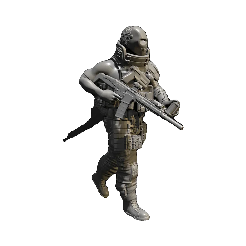 Высота Мужчины 38 мм 50 75 наборы моделей солдат из смолы бесцветные и самособранные