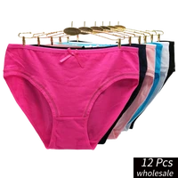 alyowangyina 12 pcslot wholesale 2xl10xl4xl big yards solid color cotton womens underwear lady briefs mommy pants 89367