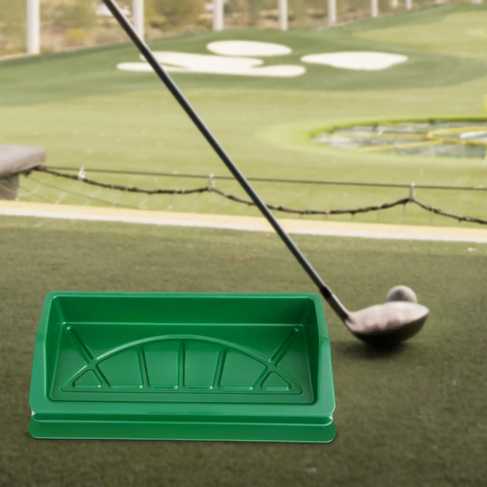 

Поднос для мячей для гольфа, прочный аксессуар для тренировок по гольфу, коробка для хранения 67 см x 37 см x 9 см, коробка для гольфа для водительского диапазона, предметы для гольфа