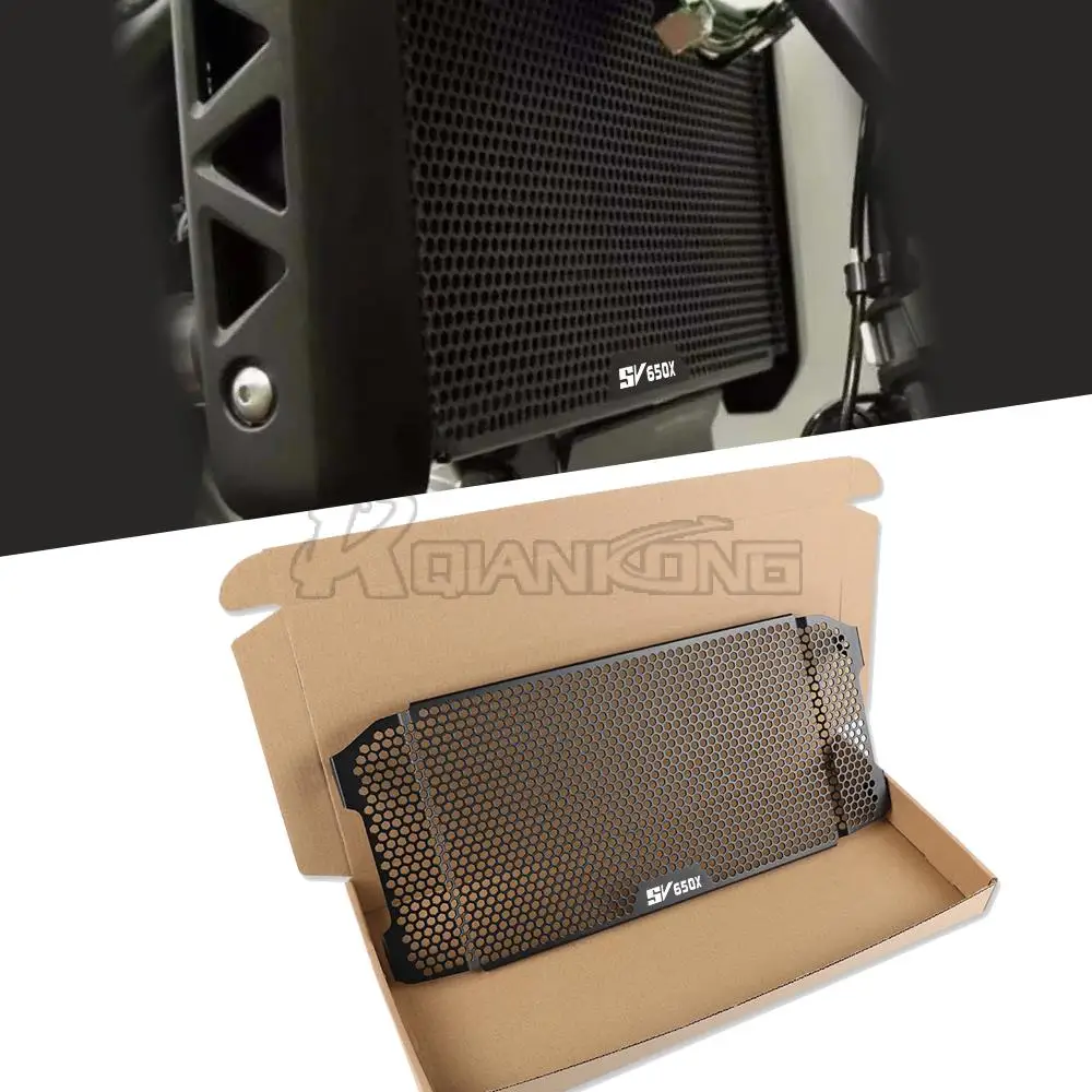 

For Suzuki SV650X SV650 X SV 650 X 2018 2019 2020 2021 Motorcycle Aluminum Radiator Grille Grill Guard Cover Protector sv 650 x
