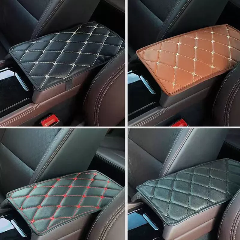 

Armrest Mat Box Cover Auto Arm Rest Covers Storage Cars Storage Carpet Protector Pad Car-styling Storage Auto Accessories