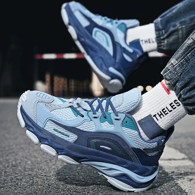 2023 Men Running shoes Sneakers Men's Genuine Leather Spring tenis shoes sports zapatillas mujer zapatillas chaussure homme