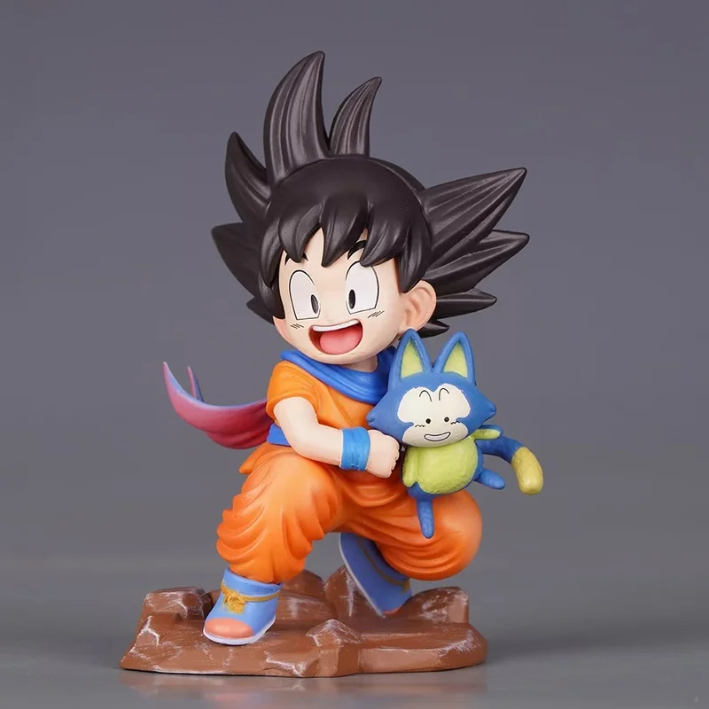 Фото Фигурка Dragon Ball Qversion, мультяшная детская фигурка Гоку, статуя Puar, ПВХ, Коллекционная модель, маленькая модель толкателя, орнамент, подарок №5