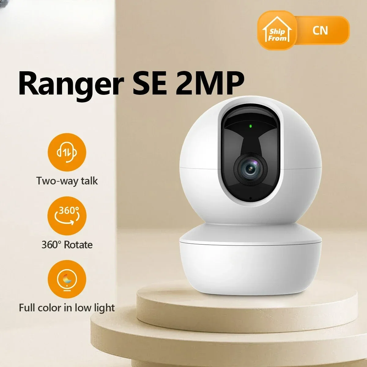

DELI 25M Indoor Security Camera Ranger SE 2MP 4MP AI Human Detect Camera Surveillance Wireless IP 4X Digital Zoom Camera