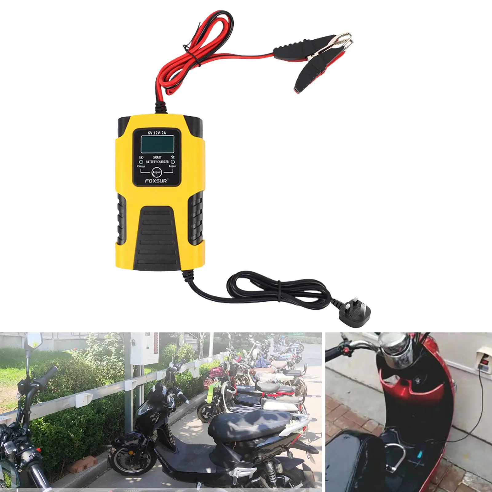 

Automatic 6V 12V Battery Maintainer for Motorbike