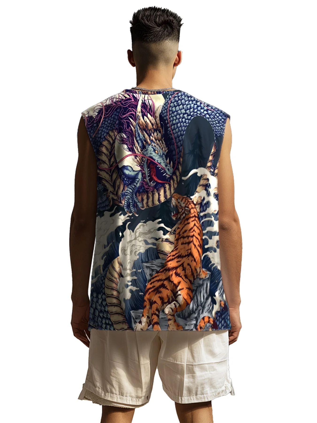 Майка мужская летняя в стиле хип-хоп