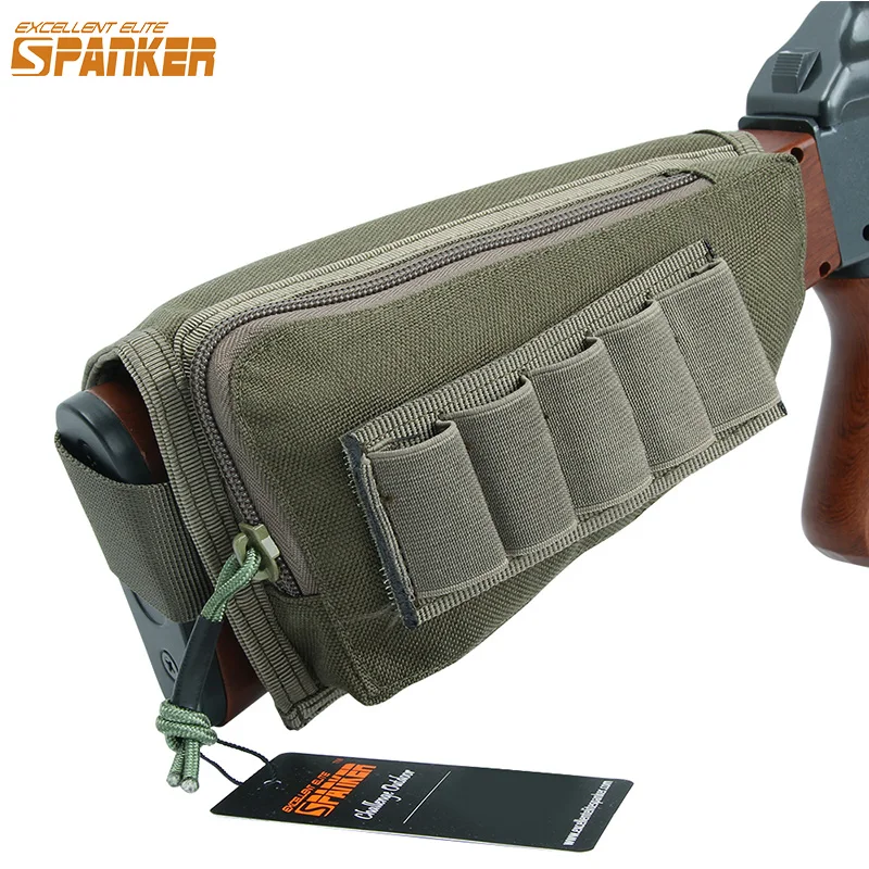 

EXCELLENT ELITE SPANKER Tactical Rifle Buttstock Holsters Gun Stock Pouch Holsters Adjustable Gun Shooting Accessories