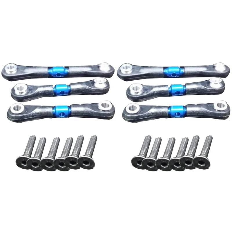 

9 шт., металлические рулевые тяги для Tamiya TT02 TT02T 1/10