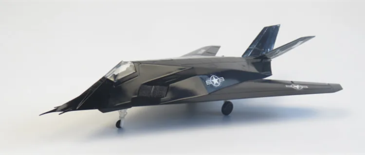 

1:72 ABS Static Simulation Fighter Military Aircraft model USA USAF F-117 Fighter Airlines Assembled airplane model Plane DIY