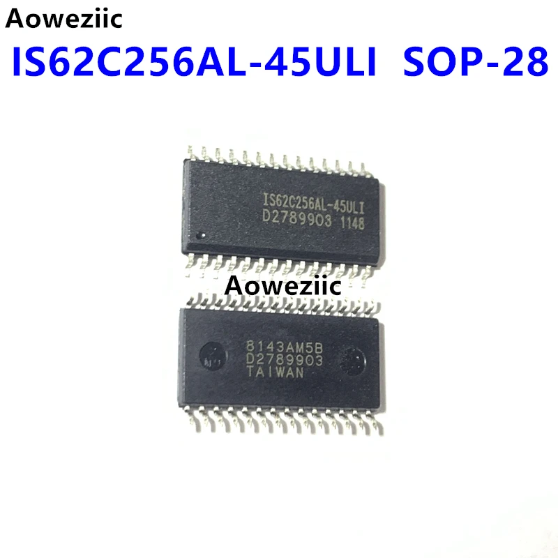 

IS62C256AL-45ULI SOP-28 32K * 8 маломощная CMOS статическая оперативная память 256K чип памяти