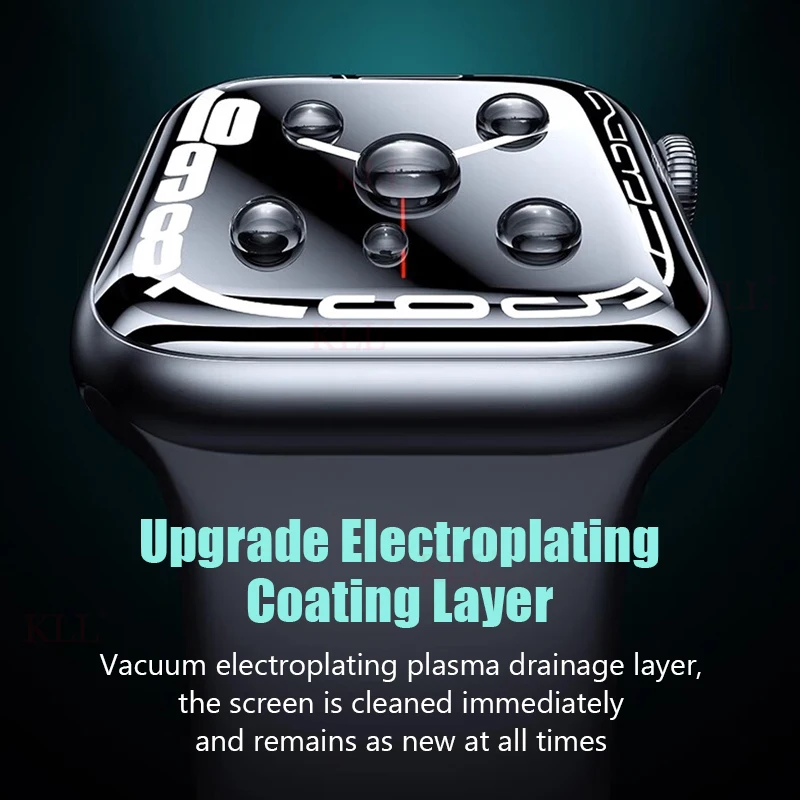 С установкой одним нажатием антишпионская керамическая мягкая пленка для Apple Watch