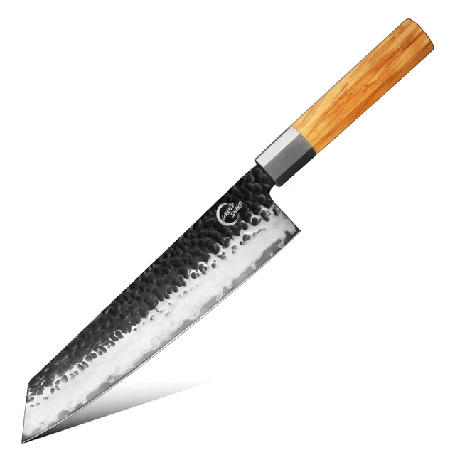 нож для рыбы разделочный. нож кривой для нарезки рыбы. нож для нарезки рыбы. кухонный нож. сашими бачо нож.