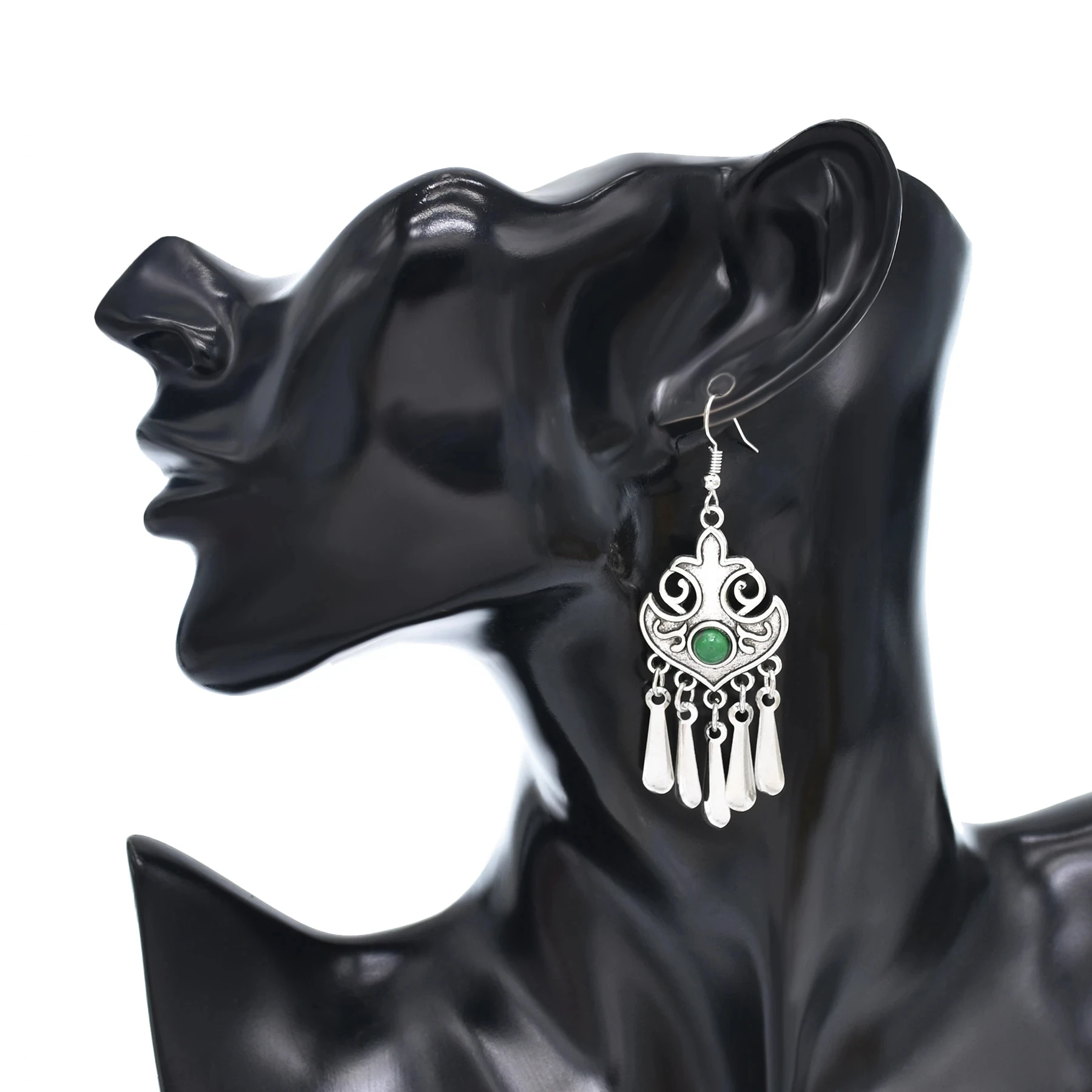 Женские серьги с подвеской в арабском этническом стиле