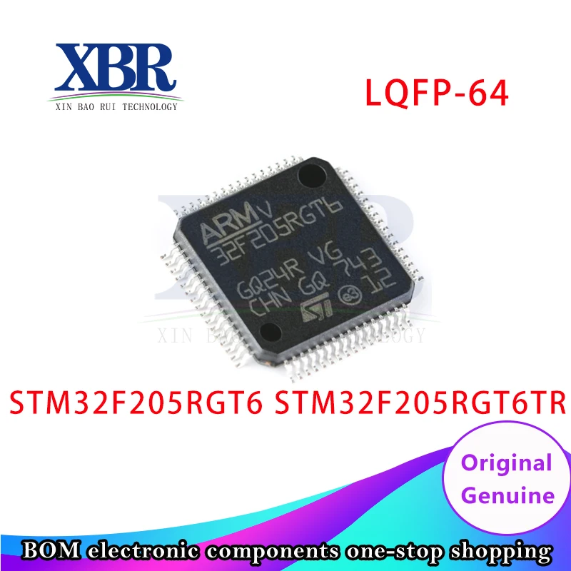 

5 pieces STM32F205RGT6 STM32F205RGT6TR LQFP-64 New Original 100% Quality