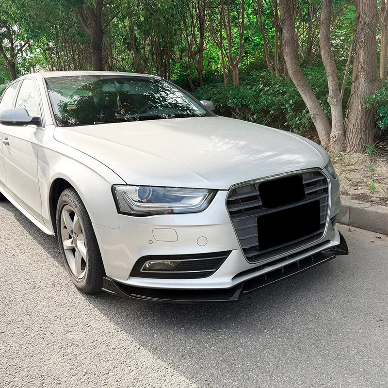 Фото Для Audi A4 B8.5 Standard 2013-2016: Передний бампер, сплиттер, защита кузова, внешние тюнинг-аксессуары №2