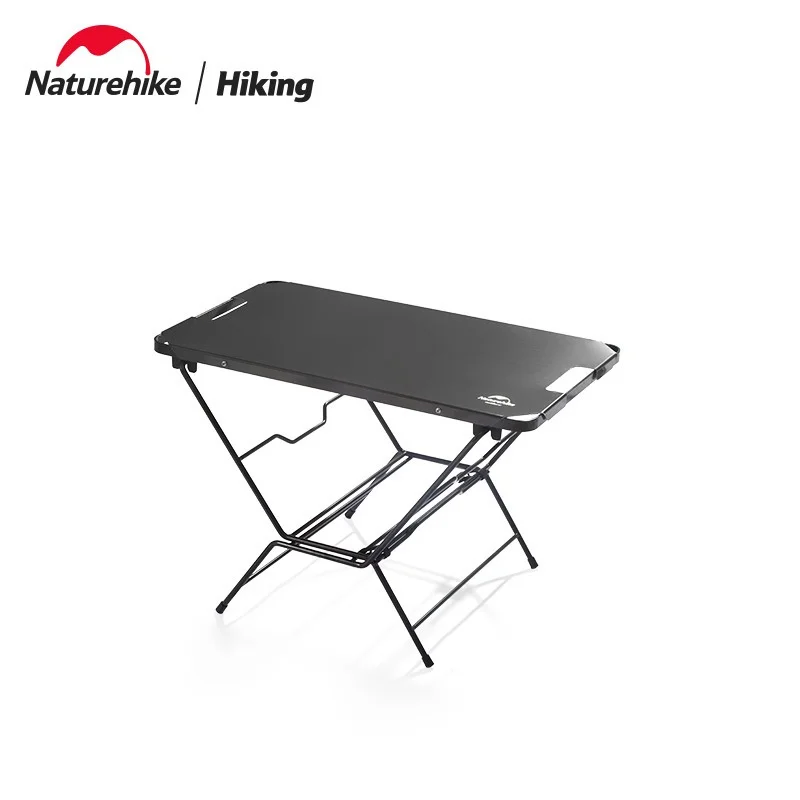 

Naturehike Outdoor Firewood Table Portable Removable Camping Stainless Steel Barbecue Table Desktop NH22JU023