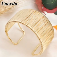 unexda 2022 new braceletlets for women luxury fashion hand woven bracelet designer jewelry gothic accessories cuff bracelet
